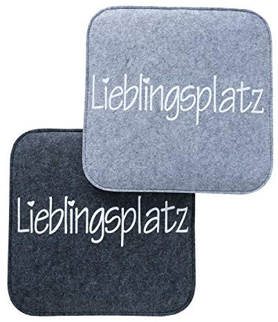 BOLTZE Sitzkissen Lieblingsplatz farbmix 35 x 35 cm, Dekoration, Geschenk