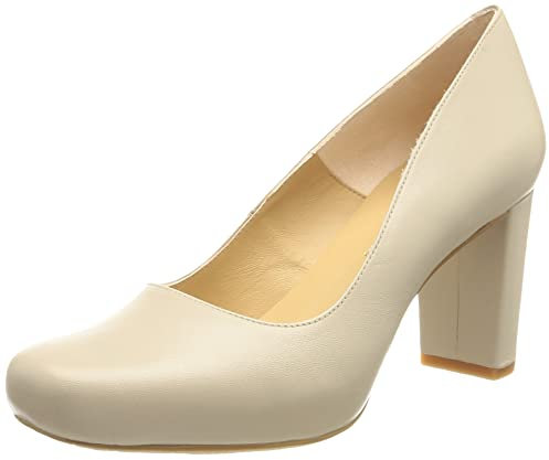 Unisa Femme Nuntu_22_vu Escarpins, Ecru, 39 EU