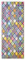 wunderlin Läufer Flur Teppich Bedo Collection waschbar Modernes Design Wertvoll Verwendung Für Teppichlaeufer rutschfest und Küchenläufer Nützlich Küchenteppich Waschbar Vinyl Look Bunt (80x200 cm)