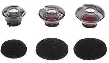 eMagTech Set mit 6 Silikon-Ohrstöpseln Ohrstöpsel Schwamm-Ohrpolster Kompatibel mit Plantronics Voyager 5200/5220 /5210 Serie Drahtlose Bluetooth-Kopfhörer Größe L M S