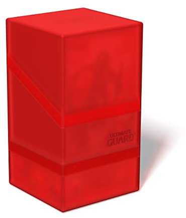 Ultimate Guard Boulder´n´Tray 100+ Ruby, Rot/Ausflug, Einfarbig (Getaway Solids)