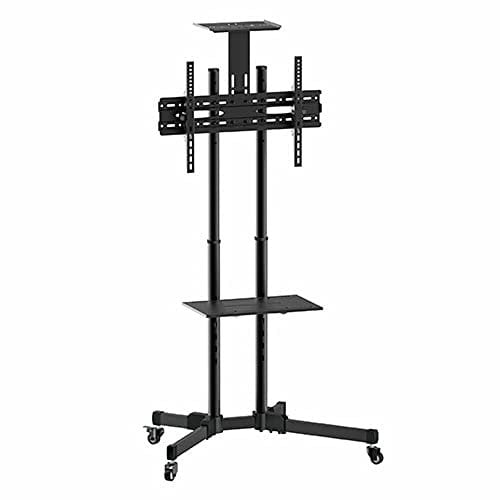TM Electron TMSLC324 Soporte de pie Universal con Ruedas para monitores o televisores LED, OLED, LCD, Plasma de 37 hasta 70, MAX. 50Kg, VESA 600X400