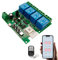Interruptor inteligente Tuya Zigbee de 4 canales, Jog/Relé autoblocante DC/AC 7-32V con control remoto RF de 433Mhz para Alexa Google Home (requiere ZigBee3.0 Gateway Hub)