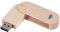 Stuurvnee Cle USB en Bois Rotatif USB 2.0 16 Go Memoire Flash de Haute U Disque en Bois Cle USB