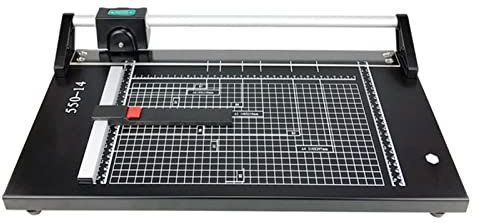 YyDDs A2-Papierschneider mit robuster Metallbasis Manueller Präzisions-Papierschneider Smart Cut für Fotopapier, Folie, Büropapier, dünne Kunststoff-Weichpappe, Schneidetisch