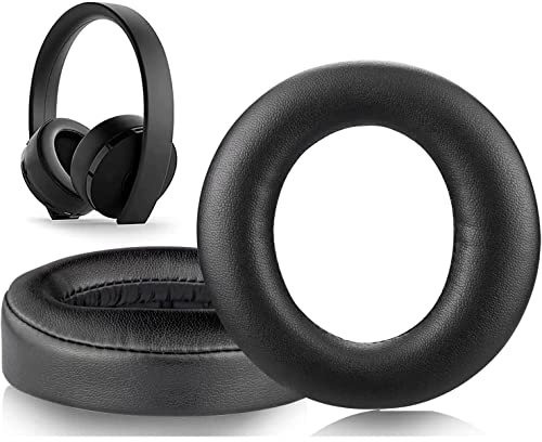 V-MOTA Cuscinetti auricolari compatibili con cuffie wireless Sony Playstation 4 Gold (4 Gen) 500 Million Limited Edition PS4 CUHYA-0080 (nero)