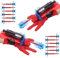 2 Set Spider Launcher Handschuh, Spider Handschuhe Spinnennetz Spider Spielzeug Kinder Web Shooter Helden Spielzeug Spielzeughandschuh Spider Cosplay Saugnapf Schwamm Kugeln Spinnen Requisiten