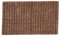 Zone Denmark Tiles Badematte, Badteppich rutschfest, Duschvorleger fürs Badezimmer aus 100% Baumwolle, Waschbar, 80 x 50 cm, Terrakotta