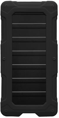 kwmobile Silicone Case Compatible with WD BLACK P40 GameDrive - Case Protective Cover for SSD Drive - Black