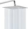Rain Shower Head, WOOPHEN 10 High Flow Stainless Steel Square Rainfall ShowerHead, High Pressure Design, Awesome Shower Experience Even at Low Water Flow (Chrome)