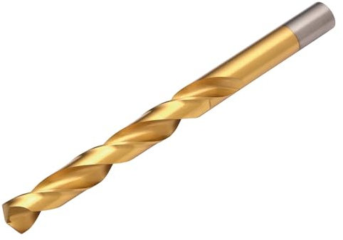 Draper HSS Titanium Nitride Coated Drill Bit, 11.0mm x 142mm - 08881 - for Steel, Non-Ferrous Metals, Wood and Hard Plastic