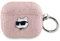 CG Mobile Karl Lagerfeld KLAP2PGCHPP Hülle für AirPods Pro 2 (2022/2023) Rosa Monogram Choupette Head