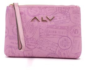 ALV by Alviero Martini - Pochette in poliuretanica, rosa (43 X 33 X 17 cm)