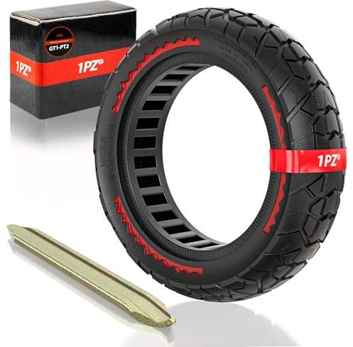 1PZ GT1-PT2 10x2.5 60/70-6,5 Solid Reifen mit 1 Montagewerkzeug Ersatz für Elektro-Scooter Segway Ninebot Max G30 Max G30D Max G30D2 Scotex H20