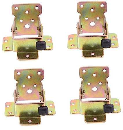 KITANDOVE 4stücke Teiliges Klappscharnier Für Möbelbeine Selbstverriegelndes Eisen-gelenk Für Klappbare Tische Und Möbel Für Platzsparende Lösungen Engen Räumen Robust Und Vielseitig