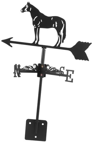 ROMISBABA 1satz Retro Metall Wetterfahne Windrichtungsanzeiger Für Garten Einfache Montage Wetterbeständig Für Garagen Gärten Und Pavillons