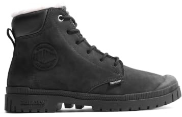 Palladium Unisex Sp20 Cuff LTH WP WL Ankle Boots, Black, 6 UK