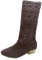 Stivali da Donna Invernali Porta Stivali Stivali Donna Estivi Traforati Stivaletti Bassi Donna Leva Stivali Country Western Legno Stivaletti Moto Camperos (Marrone, 37)