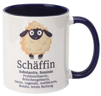 APOMOONS Chef Tasse Beste Kollegin Geschenk, Schäffin Kaffeebecher Geschenke für Frauen Lustig, Geschenk Kollegin Vorgesetzte Abteilungsleiterin, Tasse Chef Geschenke für Beförderung und Abschied