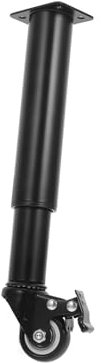 DOITOOL Pieds De Lit Réglables avec roulettes 4 Pieds en Métal pour Canapé Faciles À Installer Style Décoration Dintérieur