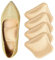 QKEPCY 4 Pezzi Solette Ortopediche Supporto Arco Plantare Soletta In Gel Plantari Per Fascite Plantare Plantari Piede Piatto Plantare Piede Cavo Per Donna e Uomo(Beige)