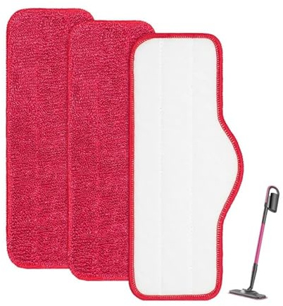 ILJXPOZB 10PCS Steam Mop Pads,Compatible for Schenley,Steam Mop 7 in 1 Cleaner Replacement Microfiber Mop Pad Refill for Multi-Surface Floor