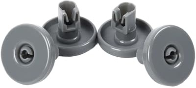 Lot De 4 Roulettes Gris Foncé For Panier Inférieur De Lave-vaisselle Compatibles Avec AEG