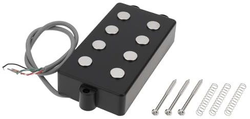 OTOTEC Micro basse électrique 4 cordes avec ressorts et vis compatible avec Music Man