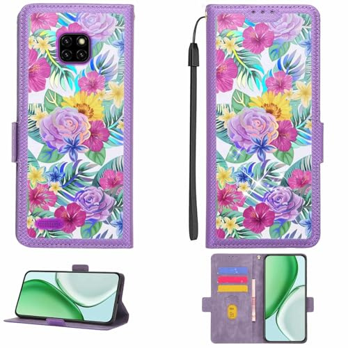 Kinetijy hülle Kompatibel Für Ulefone Note 7 Hülle Case Handyhülle Schutzhülle [Mit 9H Härte HD Schutzfolie][RFID-Blockierung][Brechungseffekt] LPT-HUA1
