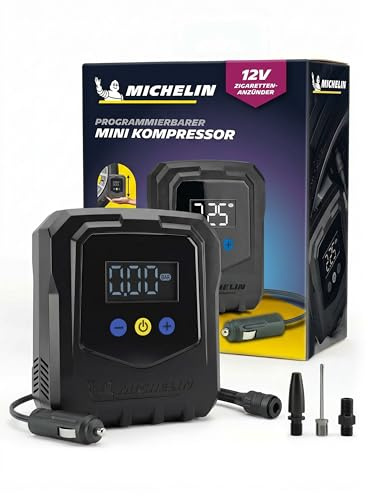 MICHELIN Air Power Easy 12V Kompressor Digitalanzeige Auto-Stopp bis 8,3 bar