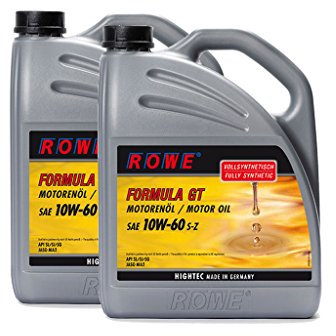 10 (2x5) Liter ROWE HIGHTEC FORMULA GT SAE 10W-60 S-Z
