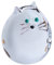 Caithness Glass Purrfect White Spotty Kitten Paperweight | White | 80mm x 70mm | Handcrafted in Scotland | This white kitten with black spots warms its paws inside a crystal dome| Ornamental | Boxed