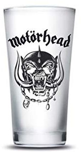 Motörhead Trinkglas, Glas, transparent, 1 Stück (1er Pack)