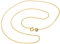 Panzerkette Gold 333 Damen 55cm I filigrane Goldkette Damen hochglanz 1mm Stärke I Halskette Echtgold für Frauen mit Federring Verschluss