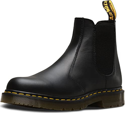 Dr. Martens Femme NS Chelsea Boot Rangers, Noir Industriel Pleine Fleur, 37 EU
