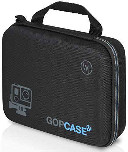 Wicked Chili M Schutztasche kompatibel mit DJI OSMO Action 4, 3, 2, 1 - Kameratasche Koffer Case Bag Tragetasche für DJI Actioncam, Unterwassergehäuse und Zubehör (Fach mit Reißverschluss)