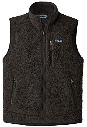 Patagonia M's Retro Pile Vest Gilet Sportivo, Black, M Uomo