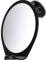 HONEYBULL Espejo de Afeitar Antivaho para Ducha con Ventosa Fuerte y Soporte para Navaja – Espejo de Baño para Afeitado y Cuidado Facial, Resistente al Vapor, Ideal para Hombre y Mujer, Negro