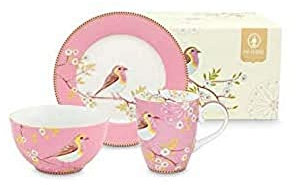 Set/3 Frühstück Set Early Bird Rosa