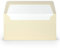 PAPERADO 50 Briefumschläge DIN lang/DL - Chamois gerippt Creme Beige - 100 g/m² Kuvert ohne Fenster 22 x 11 cm - Umschläge mit Nassklebung gerader Klappe