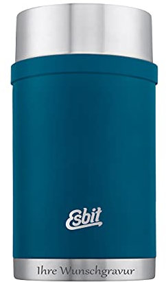 Esbit Sculptor Thermobehälter für Essen, mit personalisierter Gravur, Edelstahl, BPA-Frei, Schwarz, Silber &mehr, 500ml, 750ml & 1000ml, Speisegefäß für warme und kalte Speisen, für Suppen und Salate