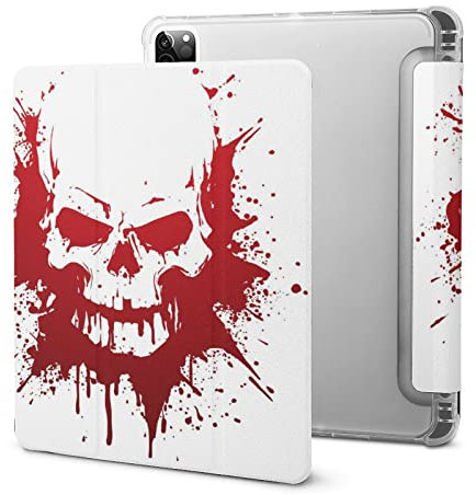 Red Splash Ink Totenkopf Hülle Für Ipad Tablet Schutzhülle IPAD Pro 2021 （11in）