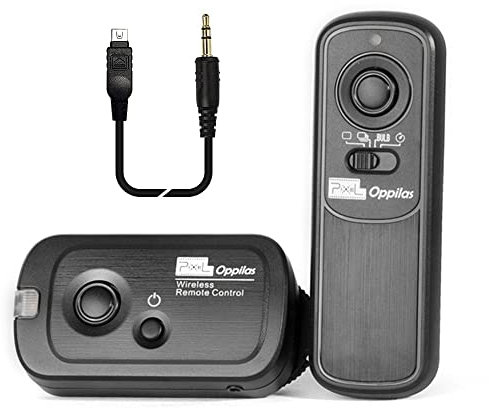 Pixel 328ft Disparador Remoto UC1 Disparador Inalámbrico para Olympus OM-D E-M1, E-M5 Mark II, E-M5, E-M10 Mark II, E-M10, Pen F, EPL8, EPL7, EPL6, EPL5, EPL3, EPL2, EP5, E600, E620, 590UZ, 810UZ etc