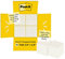 Post-it Transparent Notes, 12 Blöcke, 36 Blätter pro Block, 73 mm x 73 mm, Durchsichtig - Repositionierbare Haftnotizen für Studenten, Für Notizen in Büchern beim Lernen