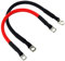Gebildet 30cm Inverter Cable 12V-24V 25mm² 3AWG (Max 125A) Battery Cable Red and Black Auto Leads With Ring Terminals Copper Flexible Wire for Truck, Motorcycle, Solar, RV, Marine