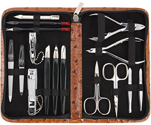 3 Swords Germany Exclusive 16-Piece MANICURE - PEDICURE NAIL CARE kit - Brand quality since 1927