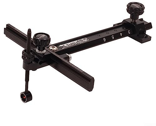 Bogenschießen Recurve-Bogenvisier, Recurve-T-Typ-Zielbogen und Pfeil, Bogenschießen-Zubehör, Metallvisier, wettbewerbsfähig für Zielübungen