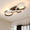 Comely Deckenlampe LED Deckenleuchte, Küchenlampe Schwarz 36W 4000LM 3000K Deckenbeleuchtung für Schlafzimmer Wohnzimmer Badzimmer Flur
