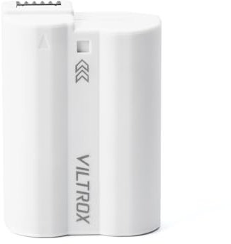 VILTROX EN-EL15C Kamera-Akku, 7.2V 2400mAh EL15C USB-C Akku, kompatibel mit Nikon Z7II Z 7 Z6II Z6 Z5 D850 D810 D780 D750 D7500 D7200, mit Anschlussabdeckung