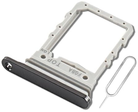 Eonpam Tiroir Carte SIM pour (Samsung Galaxy Z Flip4) Support Qualité d'origine Remplacement Plateau Memory SD Slot Carte SIM avec Aiguille SIM(Noir)